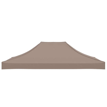 Party Tent Roof 4.5x3 m Taupe 270 g/m²