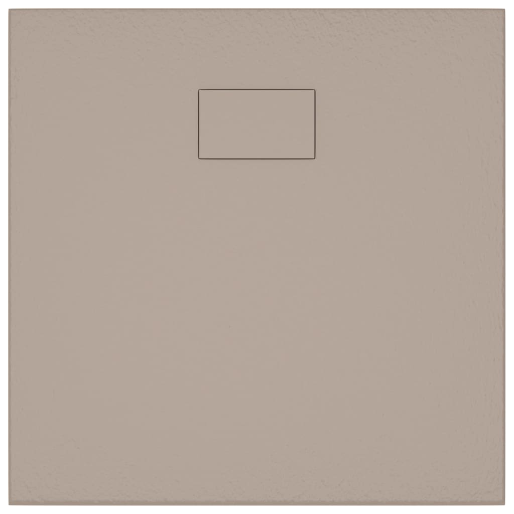 Shower Base Tray SMC Brown 80x80 cm