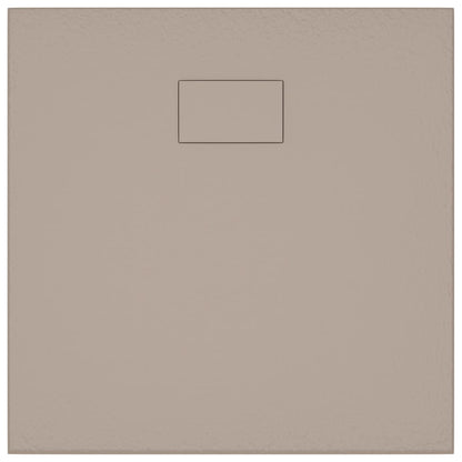 Shower Base Tray SMC Brown 80x80 cm