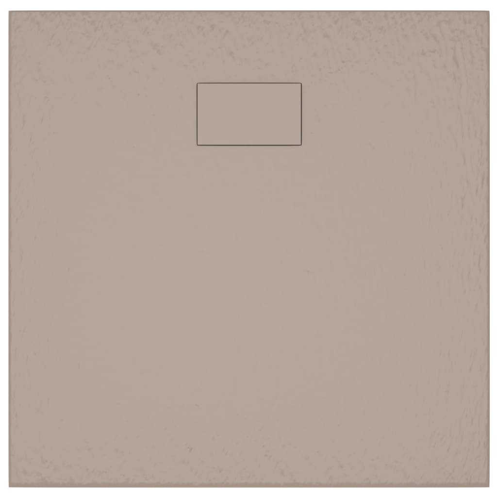 Shower Base Tray SMC Brown 90x80 cm