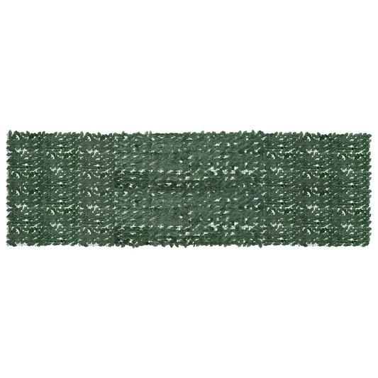 Balcony Screen with Dark Green Leaves 500x150 cm