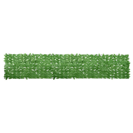 Balcony Screen with Green Leaves 400x75cm