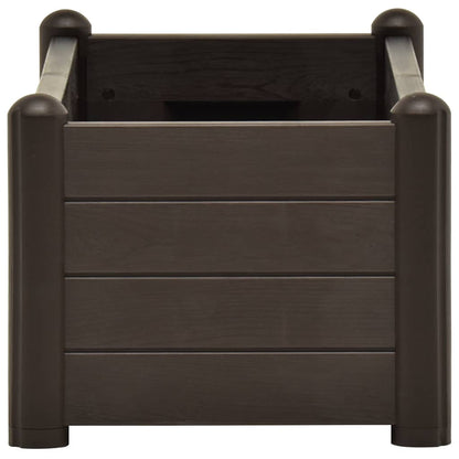Garden Raised Bed PP Mocha 100x43x35 cm
