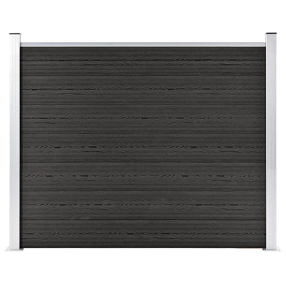 Fence Panel WPC 180x146 cm Grey