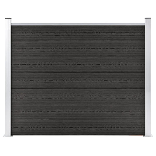 Fence Panel WPC 180x146 cm Grey
