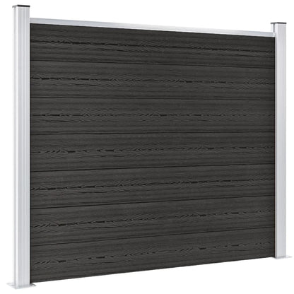 Fence Panel WPC 180x146 cm Grey