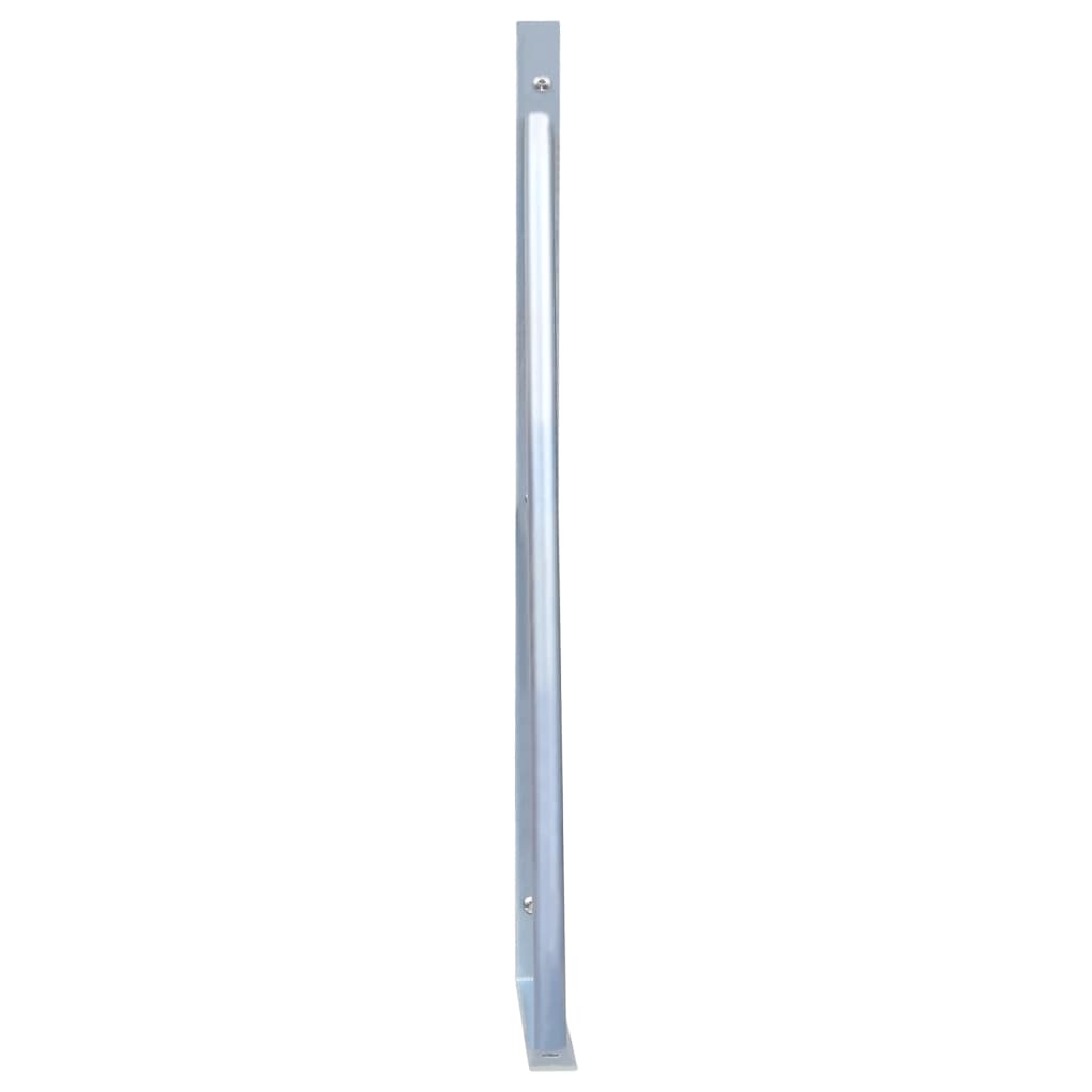 Support Brackets for Fence Post 3 pcs Galvanised Steel