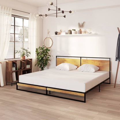 Bed Frame without Mattress Metal 200x200 cm