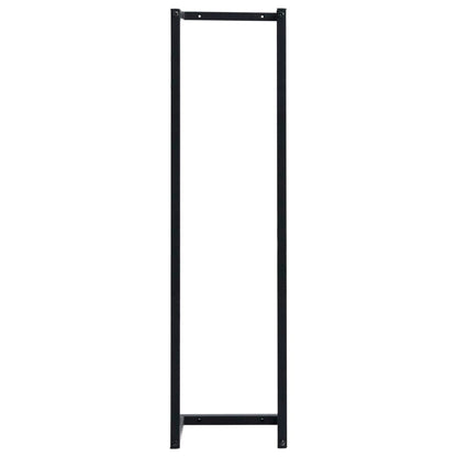 Towel Rack Black 25x20x95 cm Iron