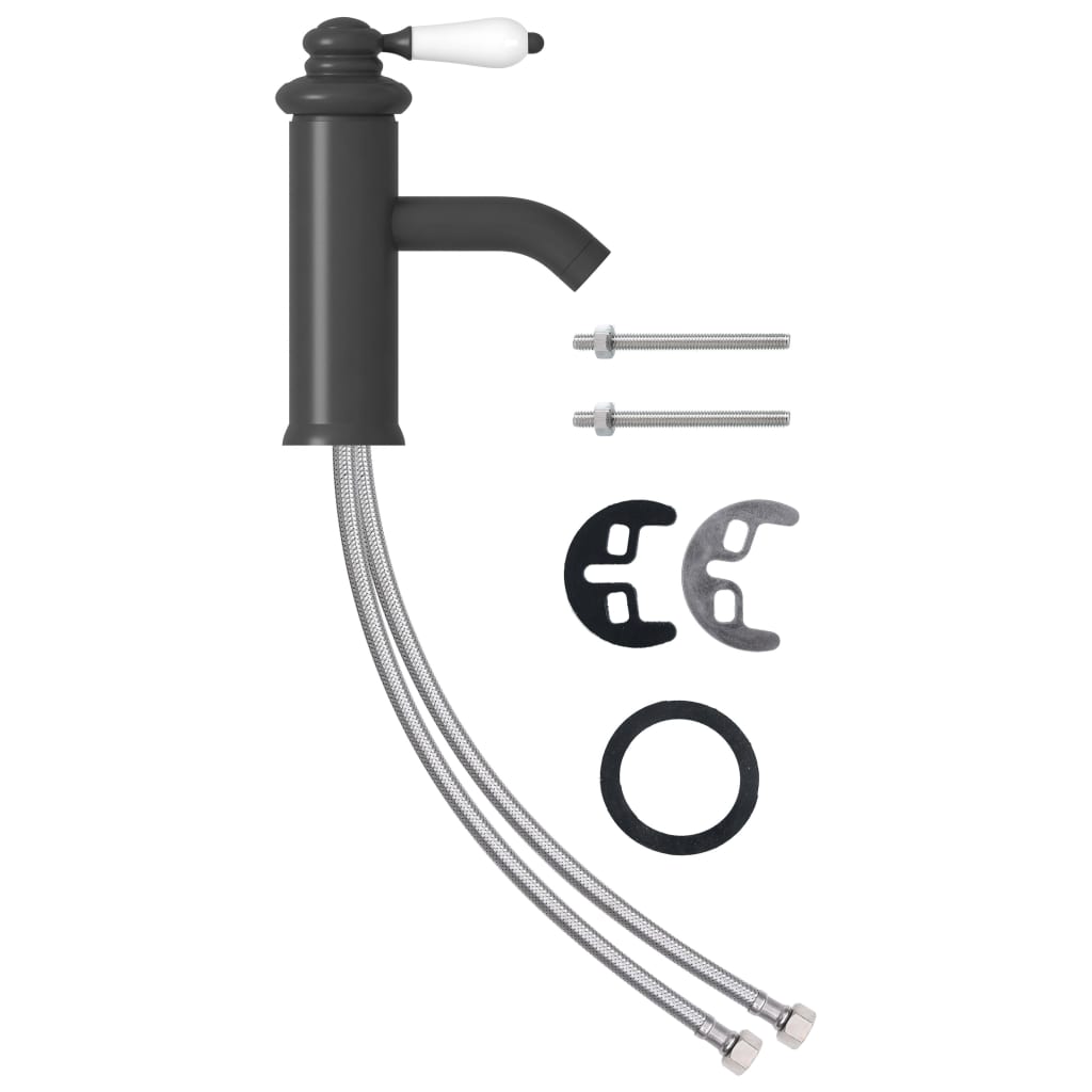 Bathroom Basin Faucet Grey 130x180 mm