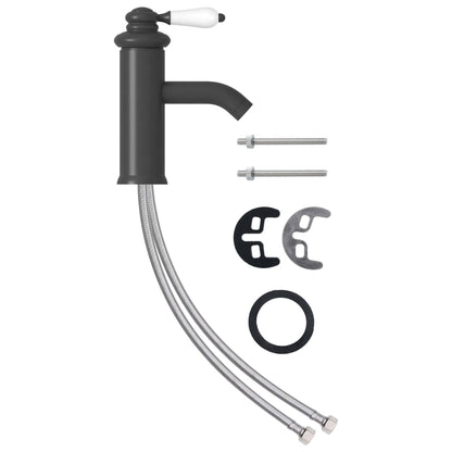 Bathroom Basin Faucet Grey 130x180 mm
