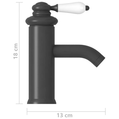 Bathroom Basin Faucet Grey 130x180 mm