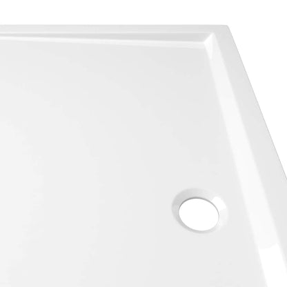 Rectangular ABS Shower Base Tray White 80x90 cm