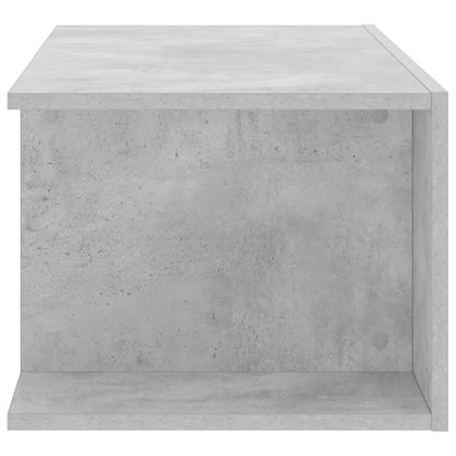 TV Cabinet with LED Lights Concrete Grey 90x39x30 cm