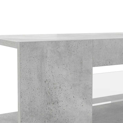 TV Cabinet with LED Lights Concrete Grey 90x39x30 cm