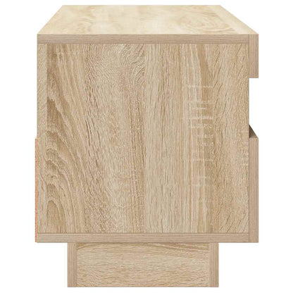 TV Cabinet with LED Lights Sonoma Oak 100x35x40 cm