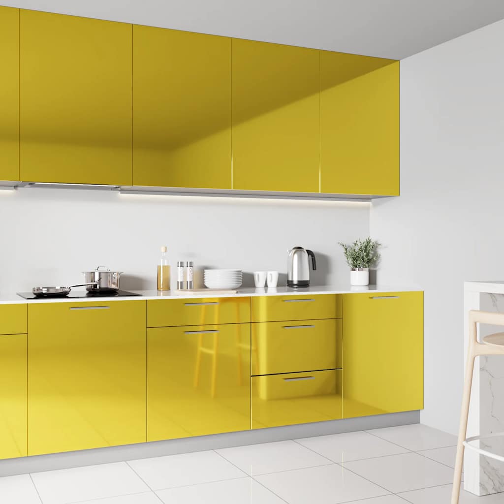 Self-adhesive Furniture Film High Gloss Gold 500x90 cm PVC