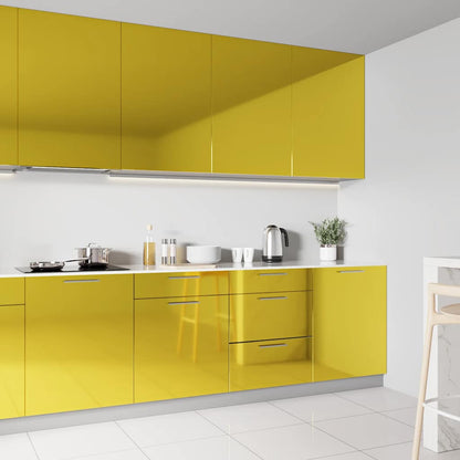 Self-adhesive Furniture Film High Gloss Gold 500x90 cm PVC