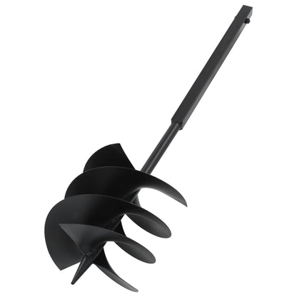 Ground Drill with Handle 250 mm with Extension Tube 8 m Steel