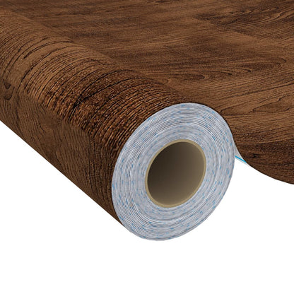 Self-adhesive Furniture Films 2 pcs Dark Oak  500x90 cm PVC