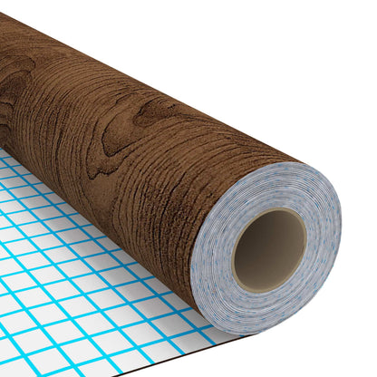 Self-adhesive Furniture Films 2 pcs Dark Oak  500x90 cm PVC