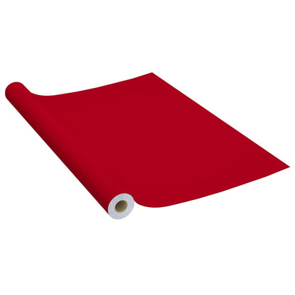 Self-adhesive Furniture Films 2 pcs Red 500x90 cm PVC