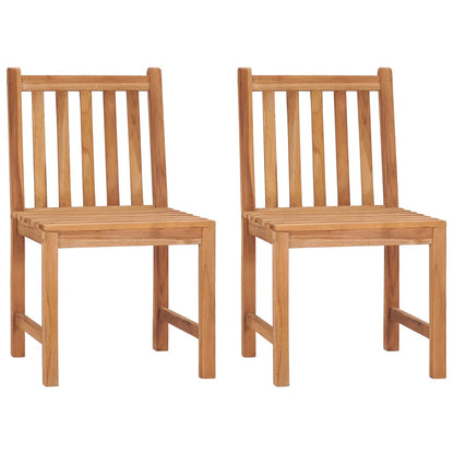 3 Piece Garden Dining Set 80x80 cm Solid Teak Wood
