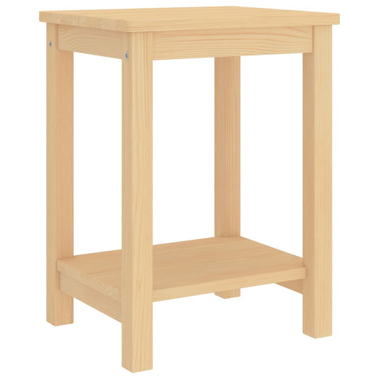 Bedside Cabinet Light Wood 35x30x47 cm Solid Pinewood