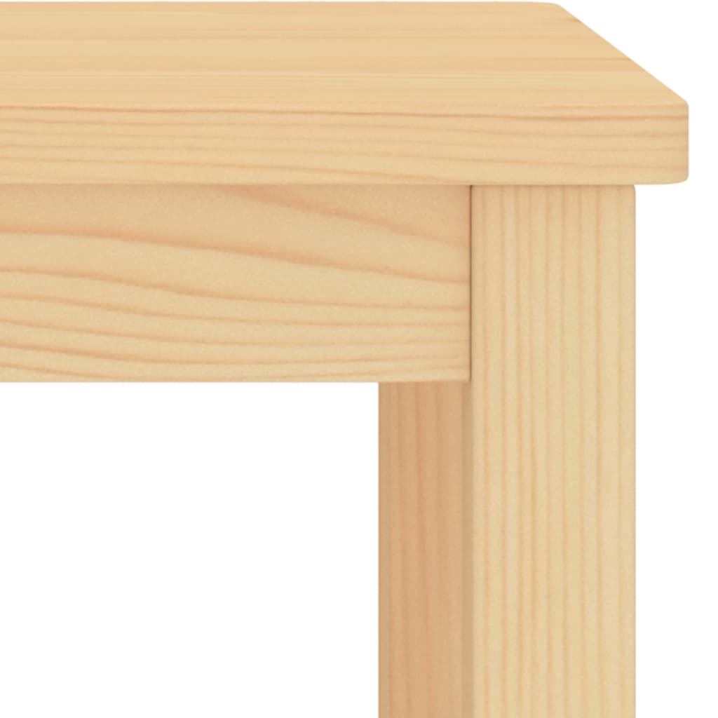 Bedside Cabinet Light Wood 35x30x47 cm Solid Pinewood