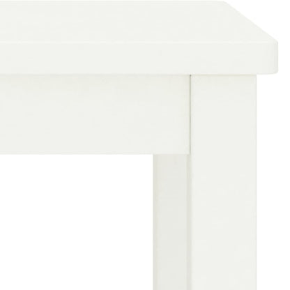 Bedside Cabinet White 35x30x47 cm Solid Pinewood