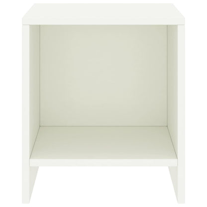 Bedside Cabinets 2 pcs White 35x30x40 cm Solid Pinewood