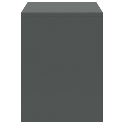 Bedside Cabinets 2 pcs Dark Grey 35x30x40 cm Solid Pinewood