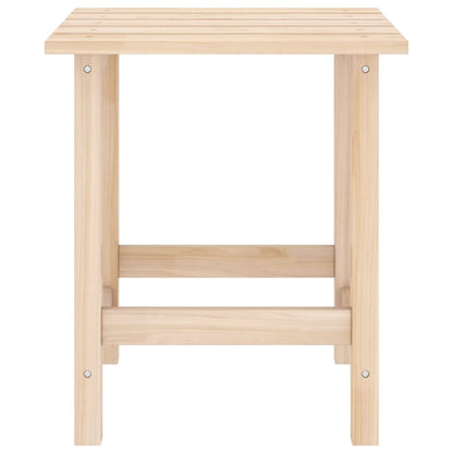 Garden Adirondack Chair with Table Solid Fir Wood