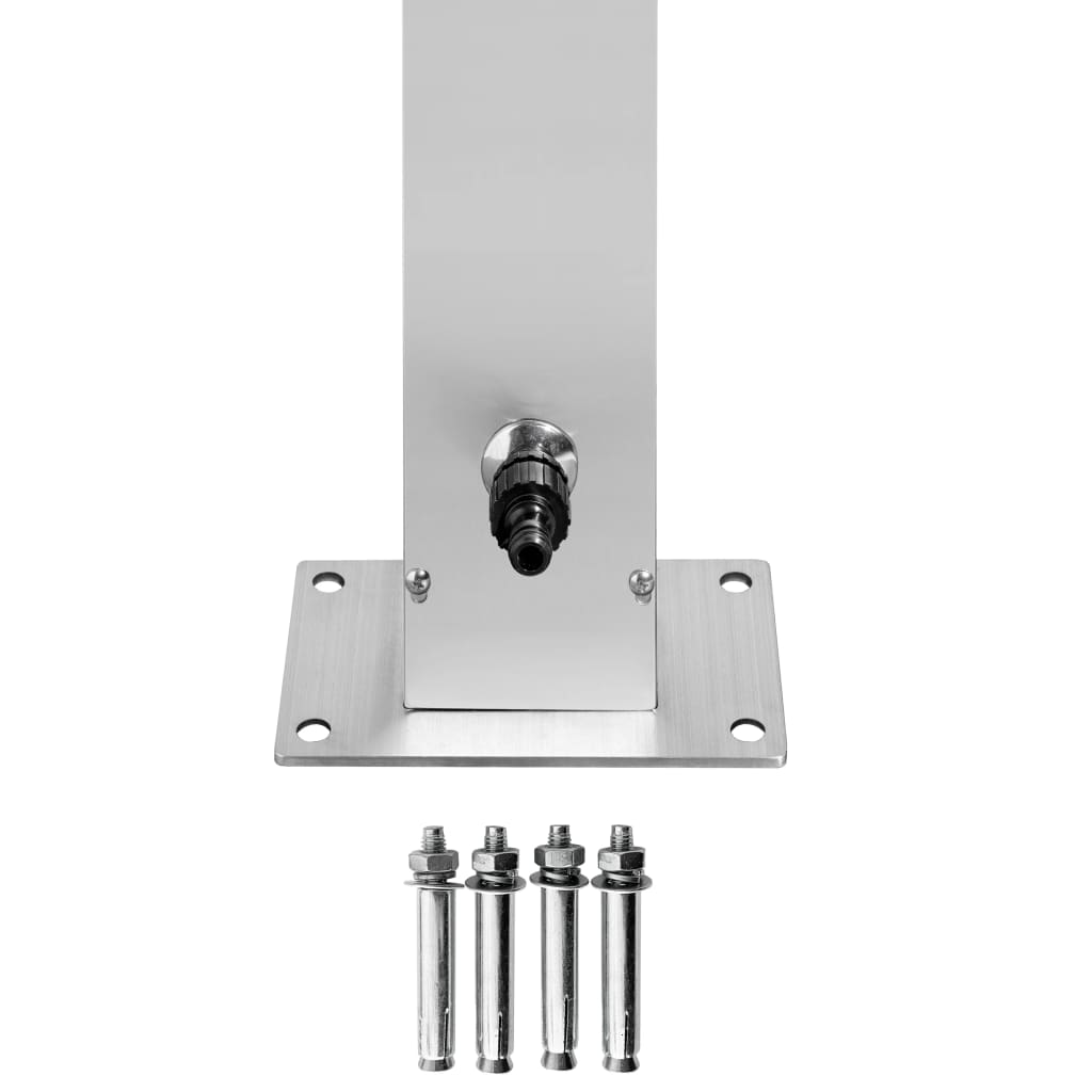 Garden Shower 220 cm Stainless Steel