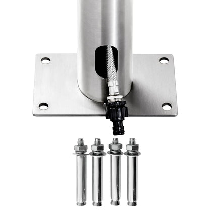 Garden Shower 220 cm Stainless Steel