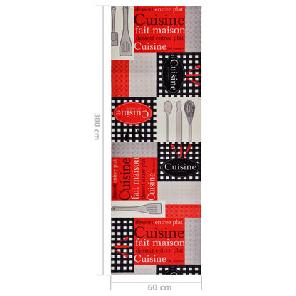 Kitchen Carpet Washable Cuisine 60x300 cm