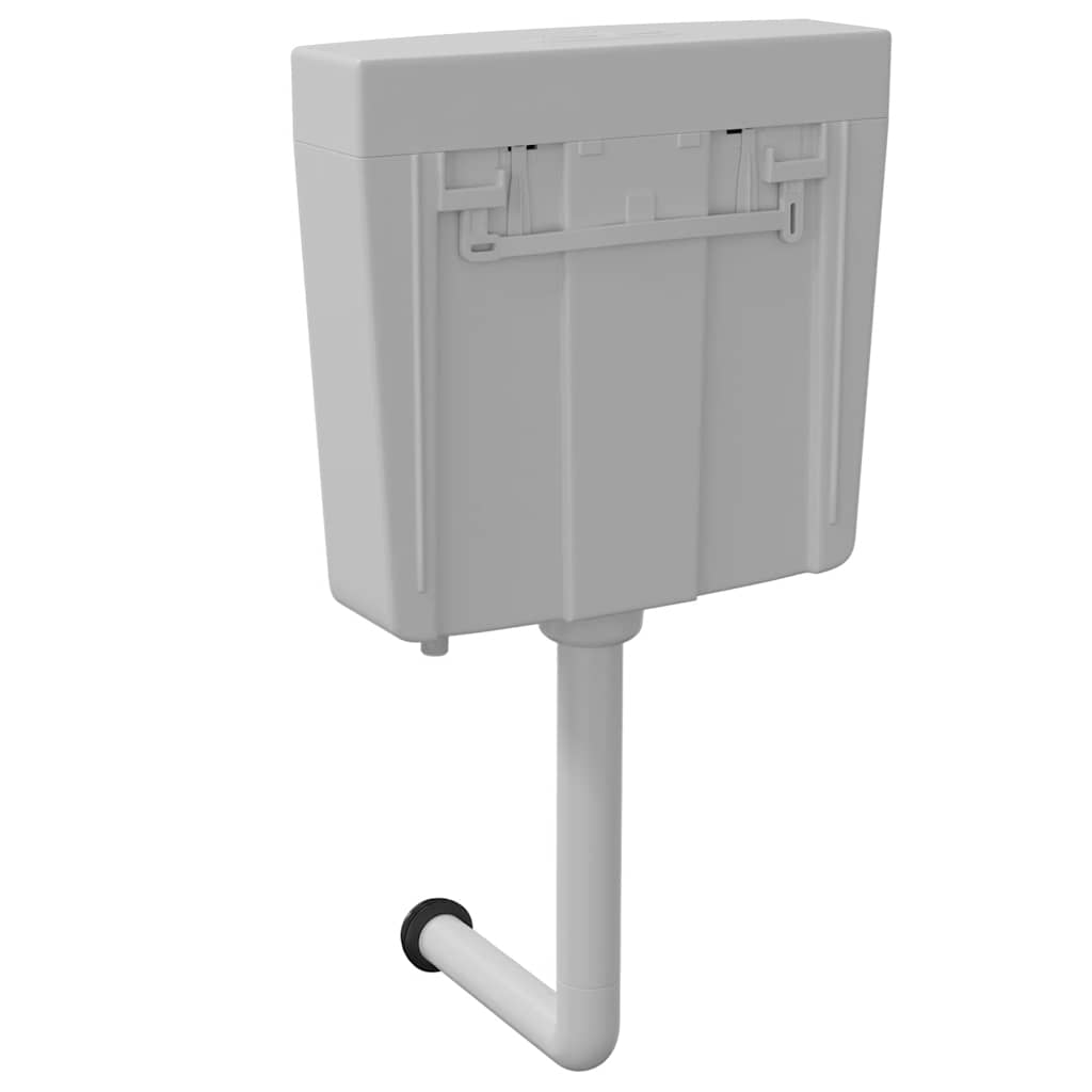 Toilet Cistern with Bottom Water Inlet 3/6 L Grey