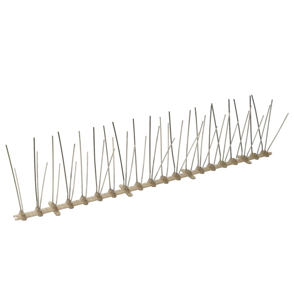 5-row Plastic Bird & Pigeon Spikes Set of 20 10 m