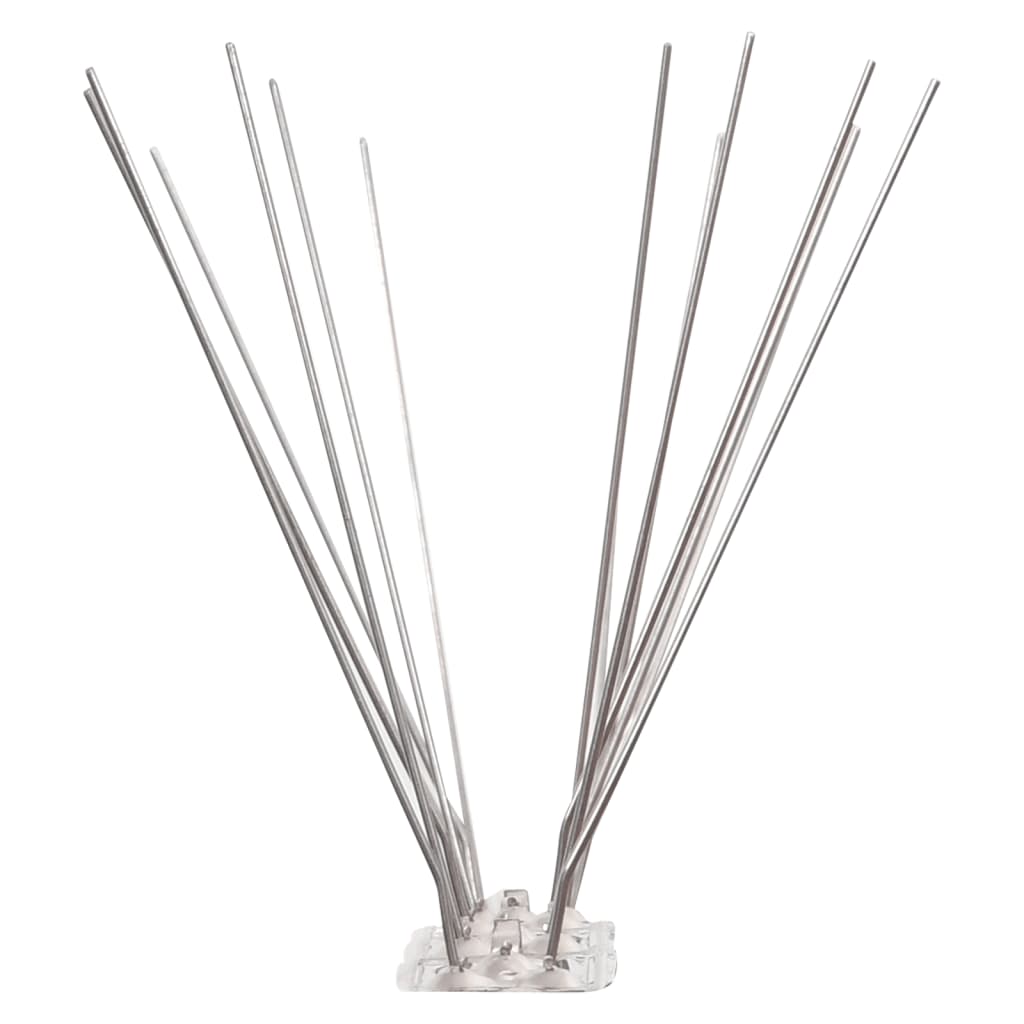 4-row Stainless Steel Bird & Pigeon Spikes Set of 20 10 m