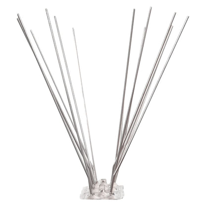 4-row Stainless Steel Bird & Pigeon Spikes Set of 20 10 m