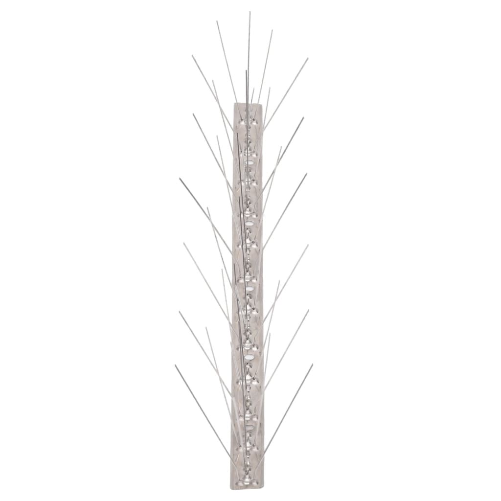 5-row Stainless Steel Bird & Pigeon Spikes Set of 10 5 m