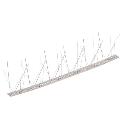5-row Stainless Steel Bird & Pigeon Spikes Set of 20 10 m