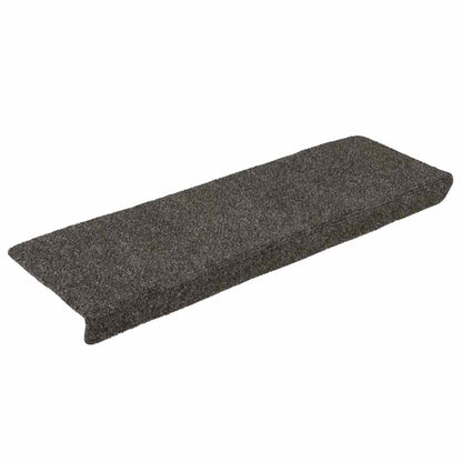Stair Mats Self-adhesive 15 pcs 65x21x4 cm Anthracite Rectangular Edge