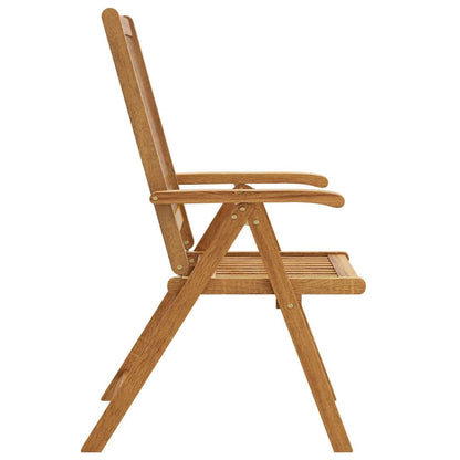 Folding Garden Chairs 6 pcs Solid Acacia Wood