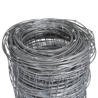 Garden Fence Galvanised Steel 50x1.5 m Silver