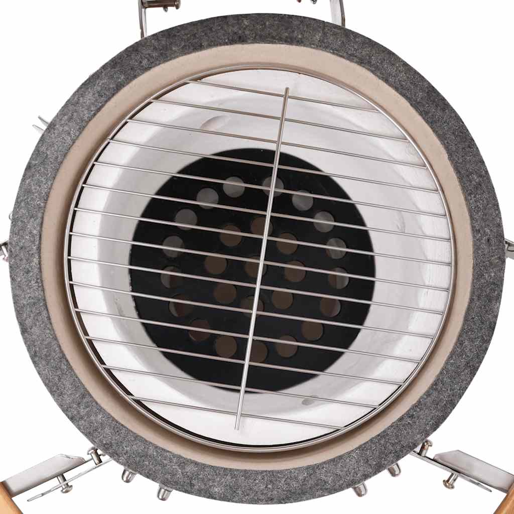 Kamado Barbecue Grill Smoker Ceramic 33 cm
