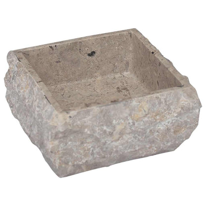 Sink Grey 30x30x13 cm Marble