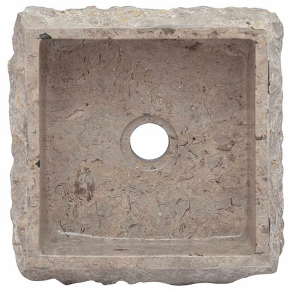 Sink Grey 30x30x13 cm Marble