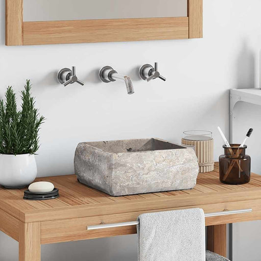 Sink Grey 30x30x13 cm Marble