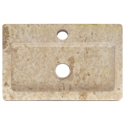 Sink Cream 38x24x6.5 cm Marble